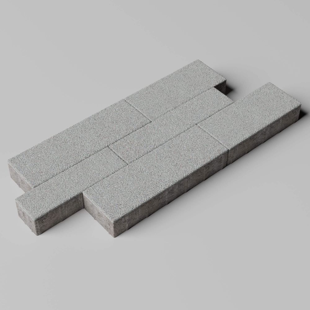 Тротуарная плитка Паркет Гранит