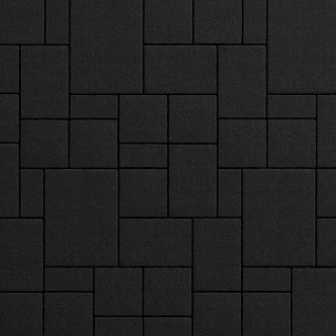 Тротуарная плитка Мюнхен Стоунмикс - chernyj_stounmiks